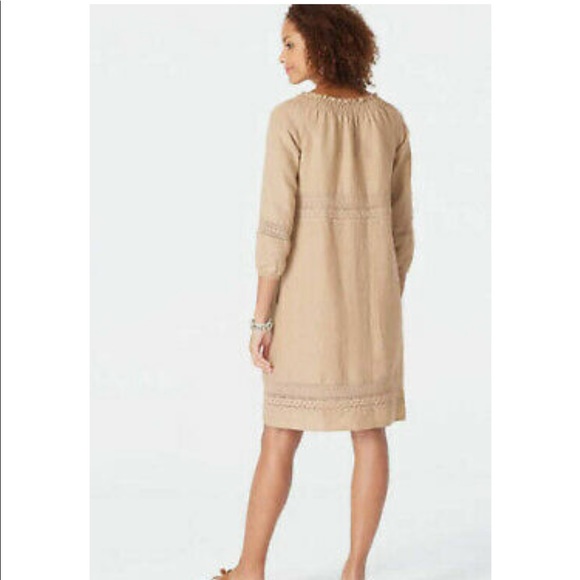 JJill beige linen dress - Picture 2 of 6